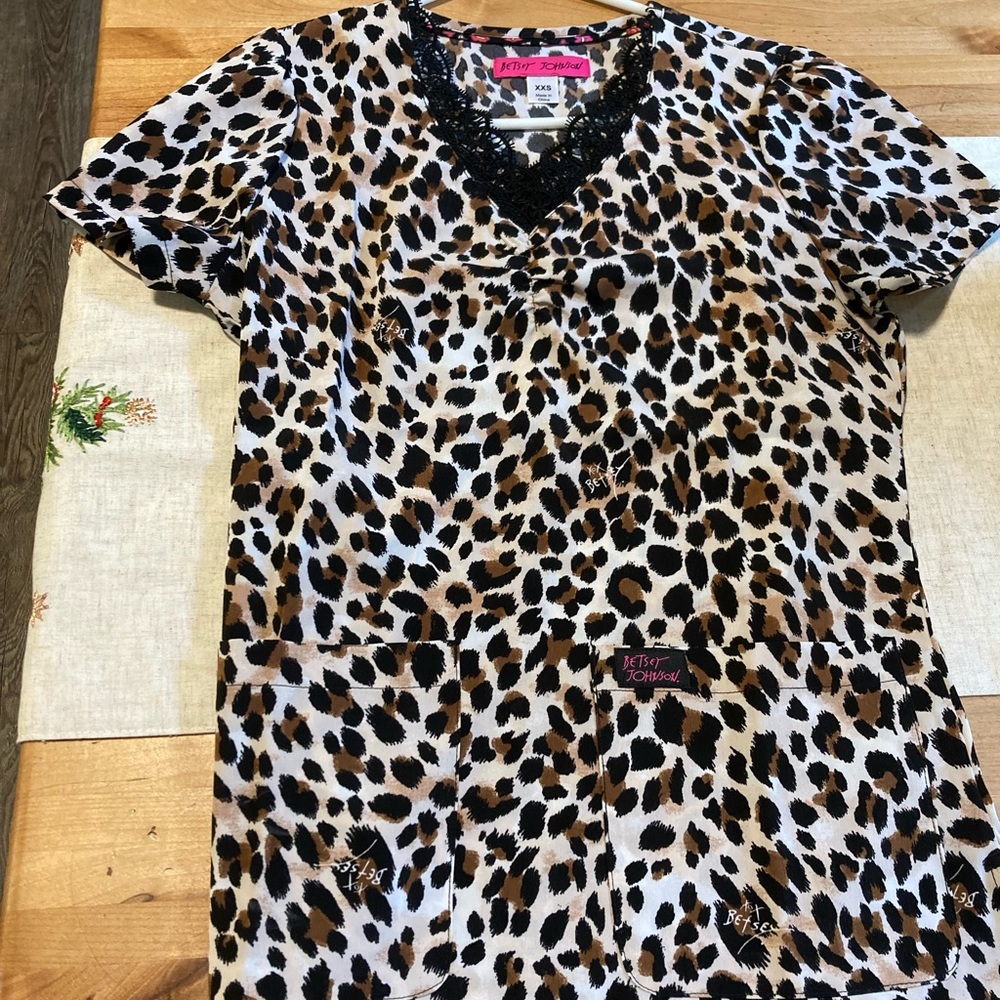 Betsy Johnson scrub top